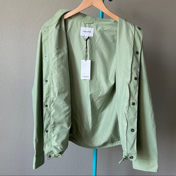 Goodfellow & Co Windbreaker Sage-green JACKET NWT - Picture 5 of 8